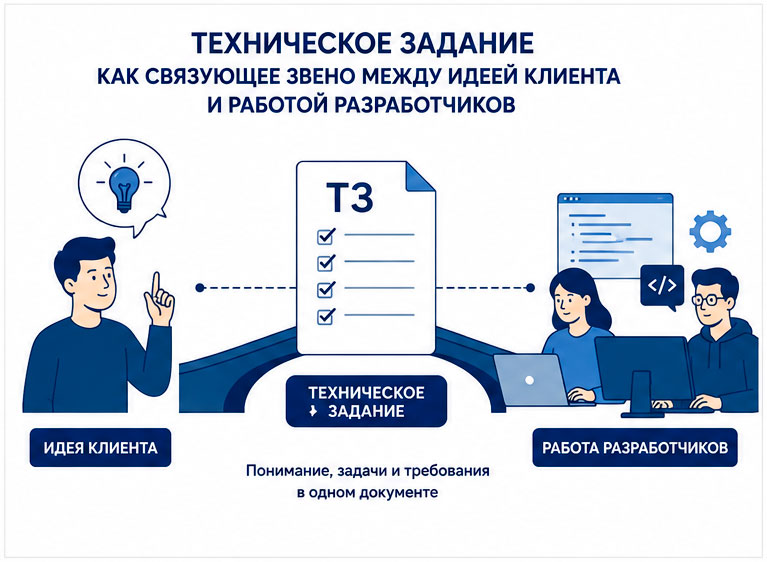 Техническое задание как связующее звено между идеей клиента и работой разработчиков